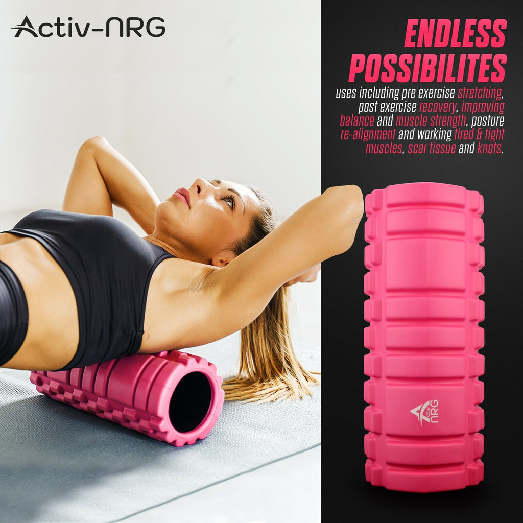 Foam Fitness Roller for Deep Tissue Massage Grid Muscle Trigger Point Muscles