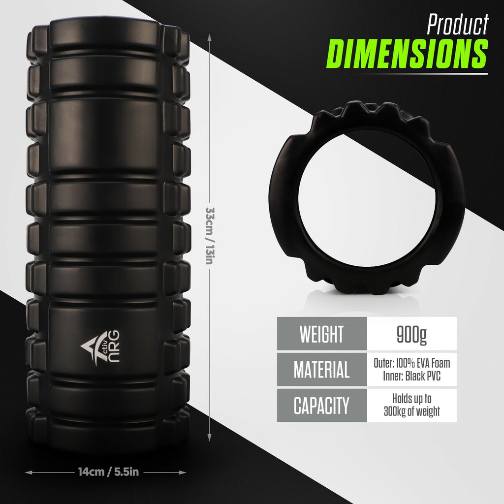 Foam Fitness Roller for Deep Tissue Massage Grid Muscle Trigger Point Muscles