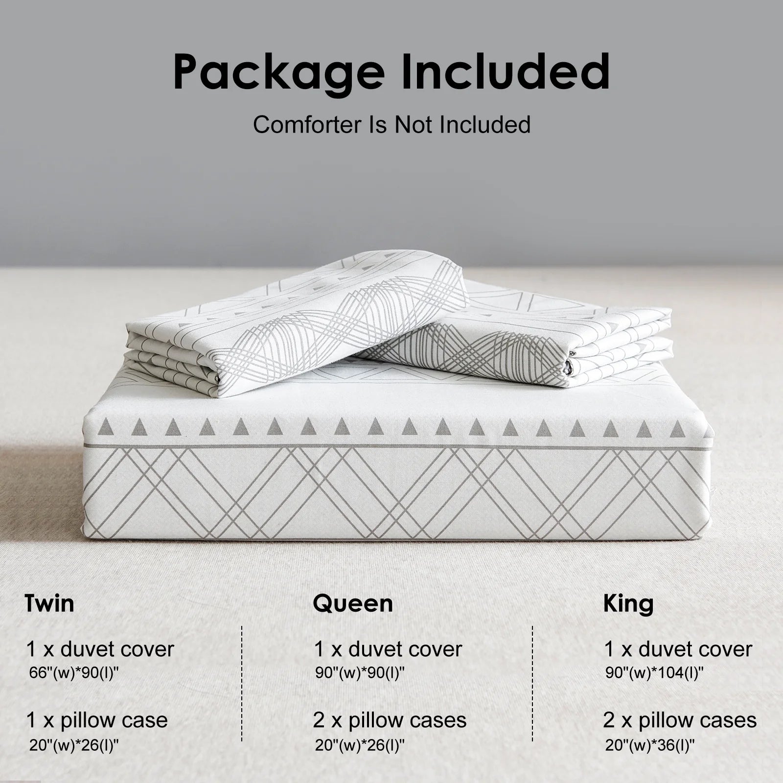 Cotton 800 Thread Count 3 Piece Duvet Sets Queen with Duvet Cover and Pillowcase