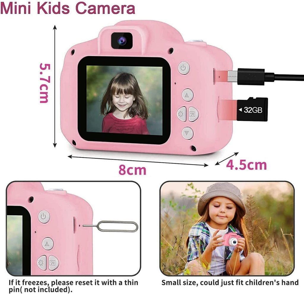 Children Kids Gift LCD Camera for Mini Toy Digital Children Camera UK 1080P HD