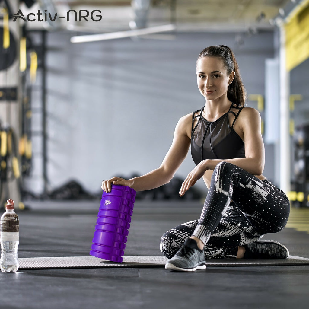 Foam Fitness Roller for Deep Tissue Massage Grid Muscle Trigger Point Muscles