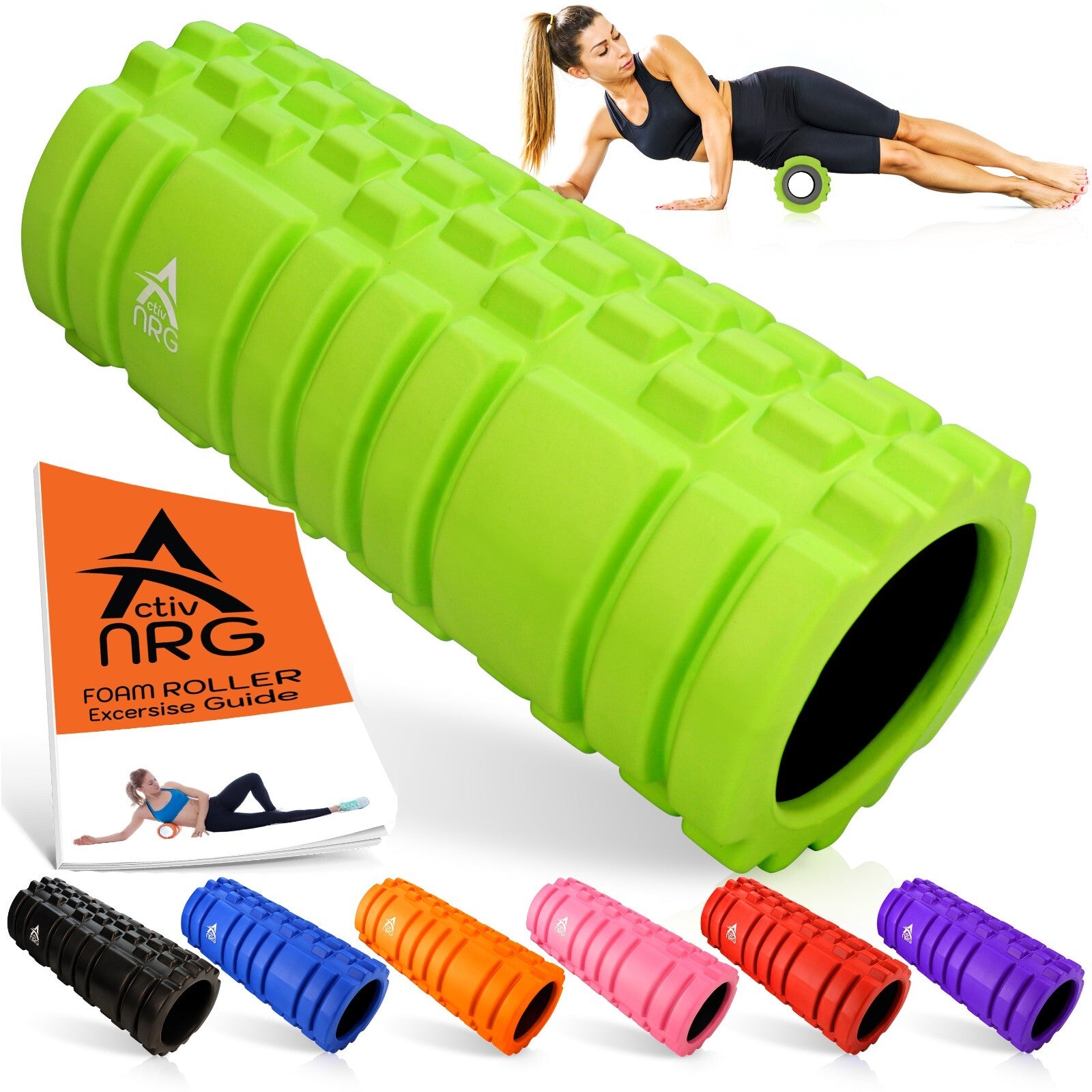 Foam Fitness Roller for Deep Tissue Massage Grid Muscle Trigger Point Muscles