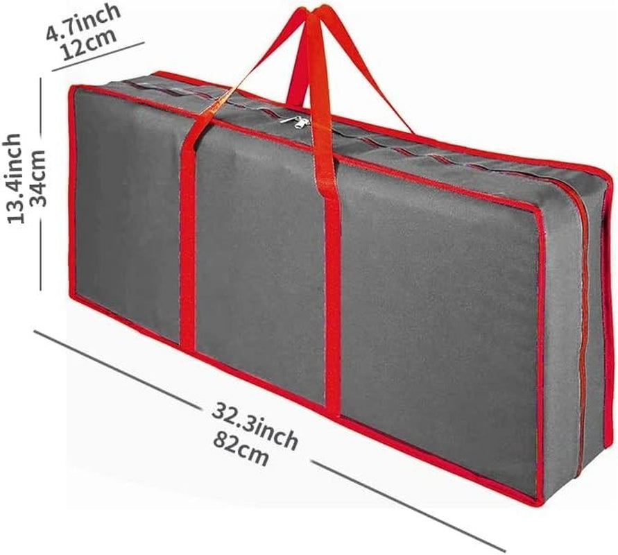 Ram® GREY Fabric Wrapping Paper Storage Gift Wrap Christmas Storage Bag