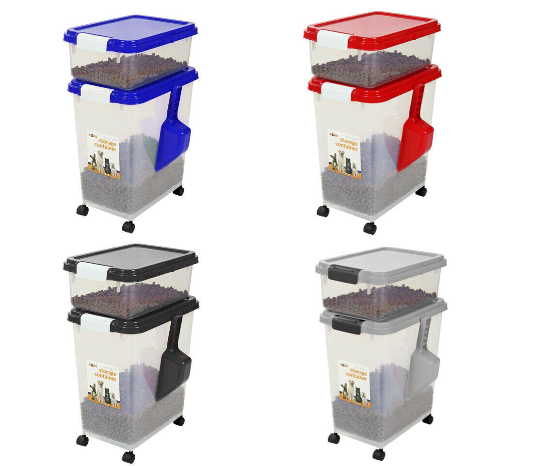 3 Piece Airtight Pet Food Storage Containers