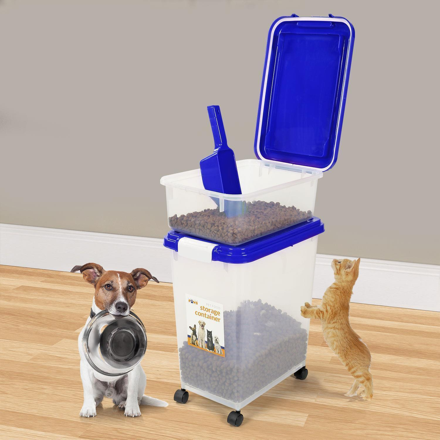 3 Piece Airtight Pet Food Storage Containers