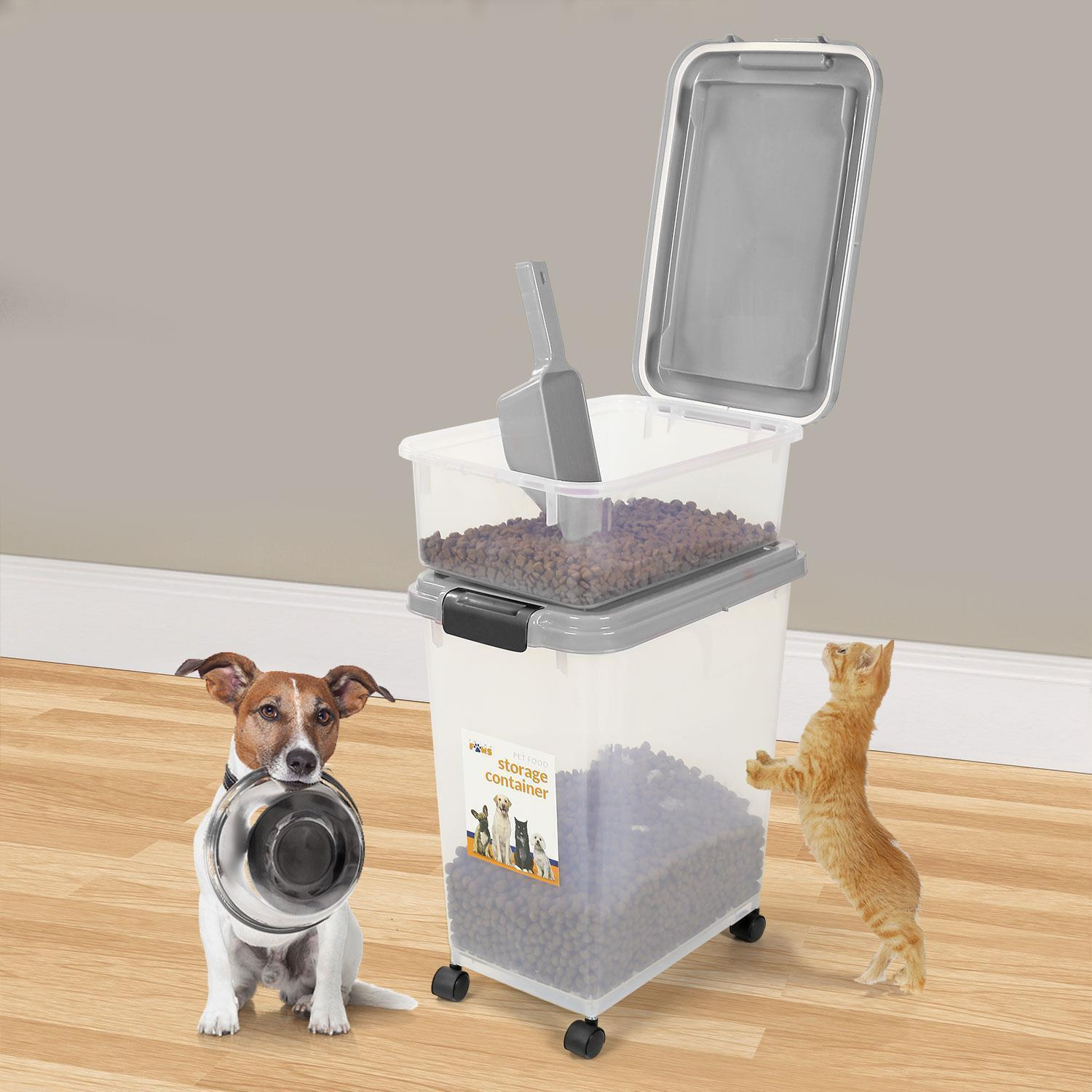 3 Piece Airtight Pet Food Storage Containers