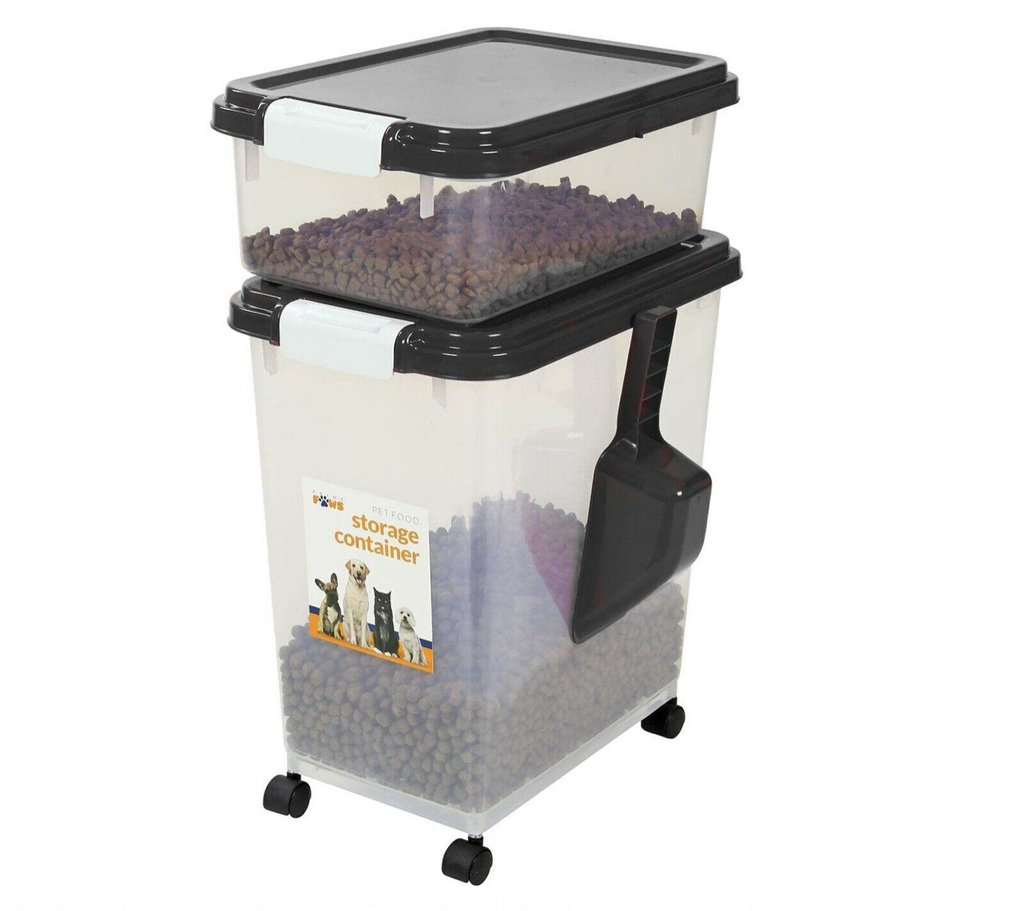 3 Piece Airtight Pet Food Storage Containers