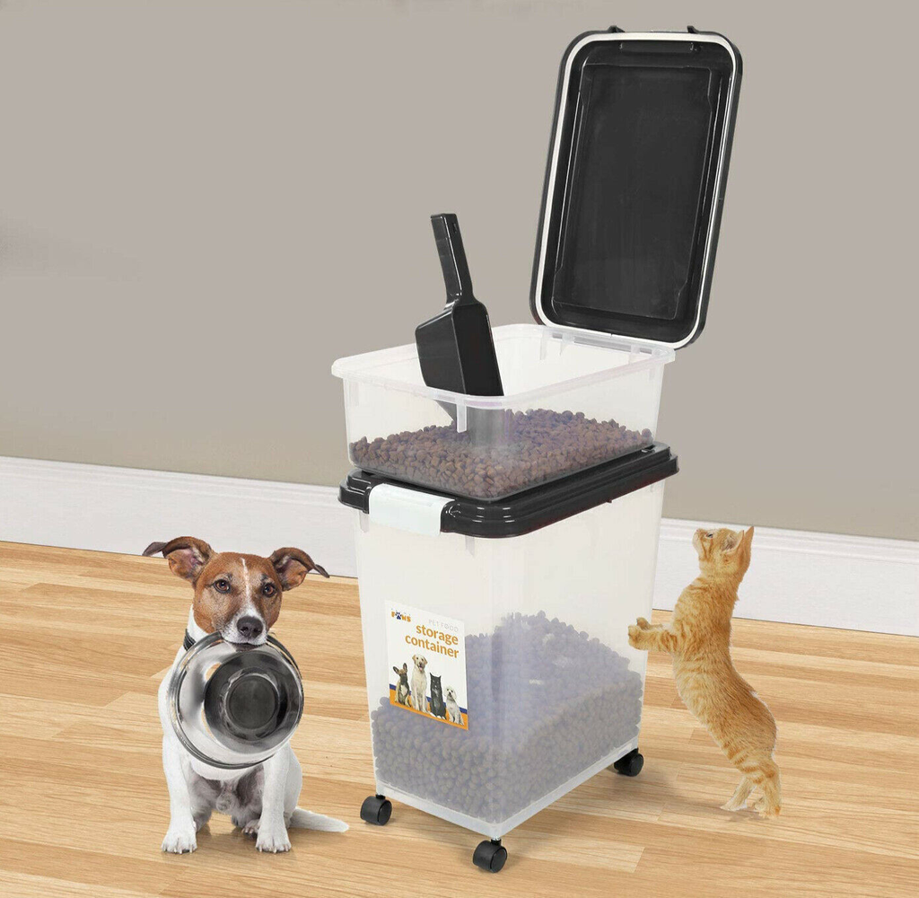 3 Piece Airtight Pet Food Storage Containers
