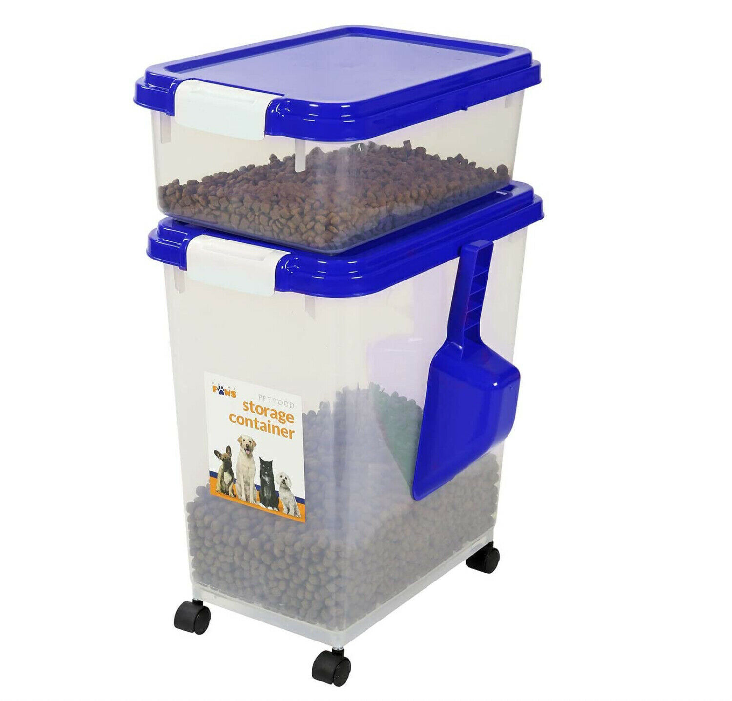 3 Piece Airtight Pet Food Storage Containers