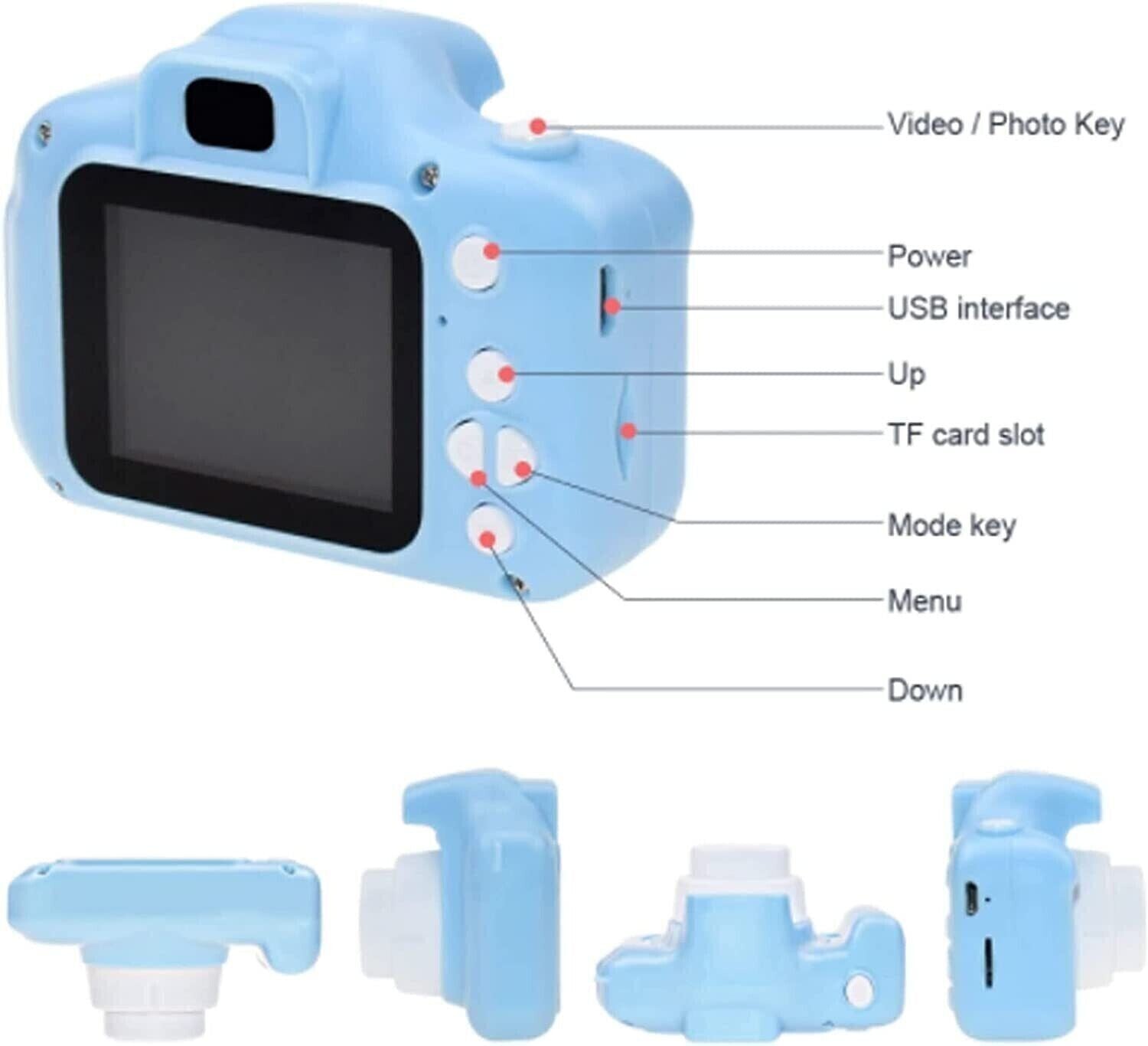 Children Kids Gift LCD Camera for Mini Toy Digital Children Camera UK 1080P HD