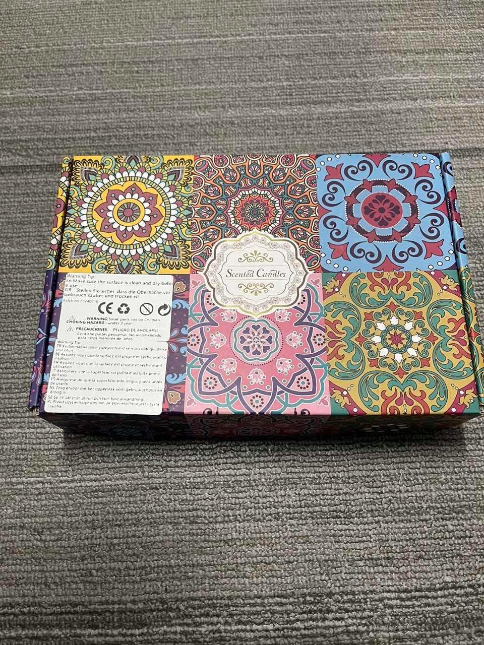 Scented Candles Gifts for Women, Pack of 6 Natural Aromatherapy Candles Set, Candles Gifts for Women, Portable Travel Tin Candles for Stress Relief and Relaxation of the Body for Women Gift