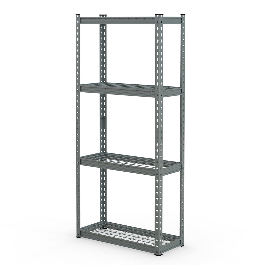 4-Tier Garage Metal Storage Shelves Utility Storage Rack Organizer