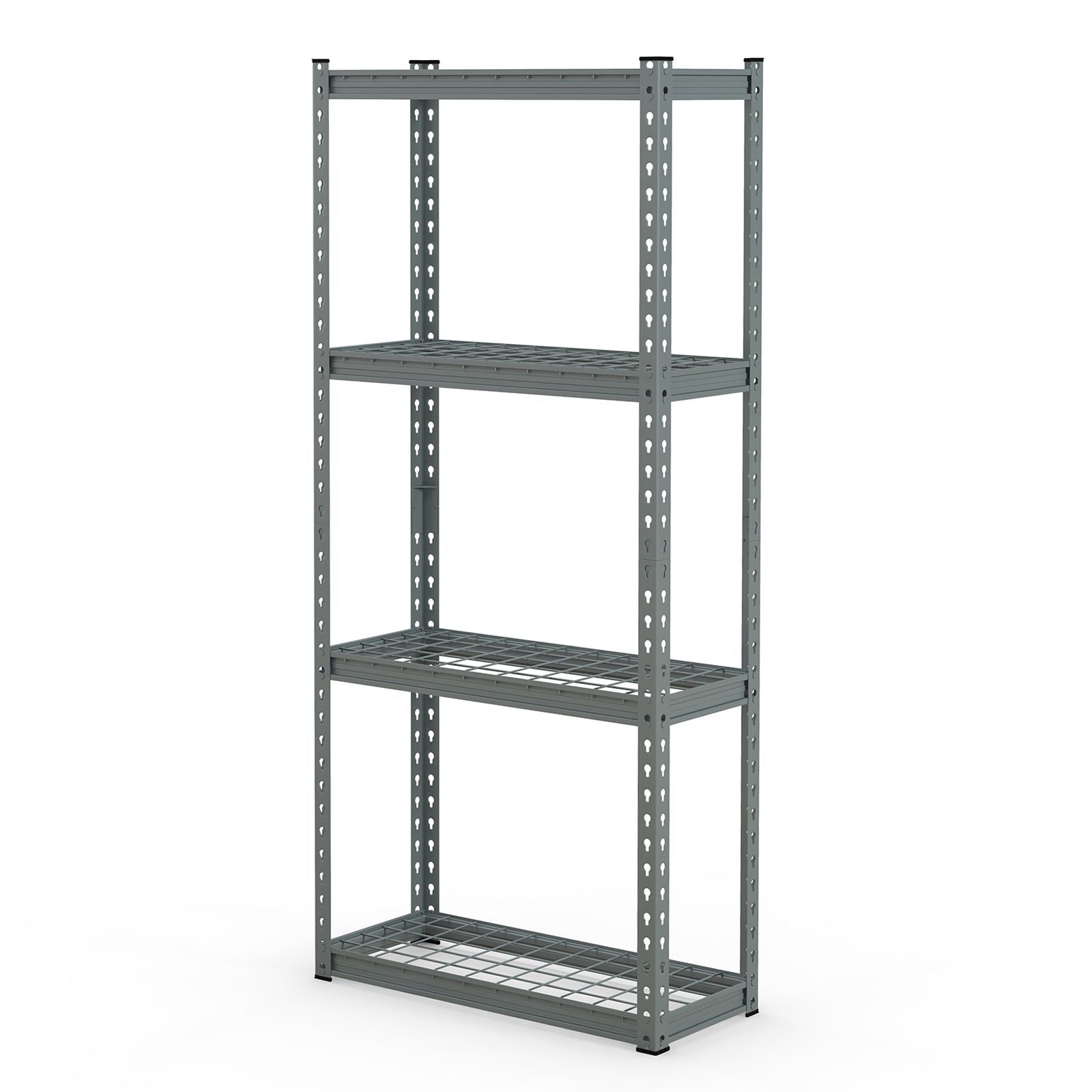 4-Tier Garage Metal Storage Shelves Utility Storage Rack Organizer