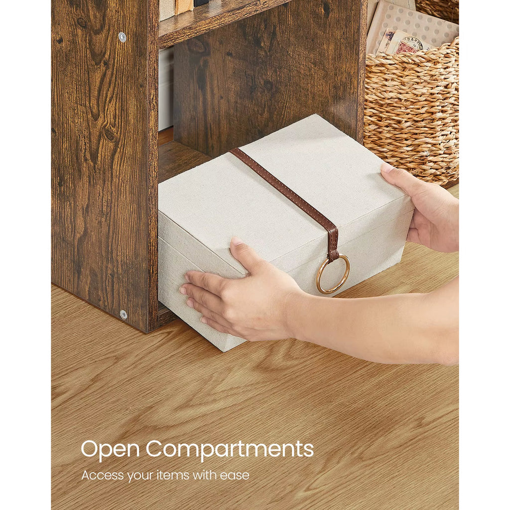 Bookcase, 10 Cube Storage Unit, Bookshelf for Living Room, Study, Office, Bedroom, Room Divider Shelving Unit