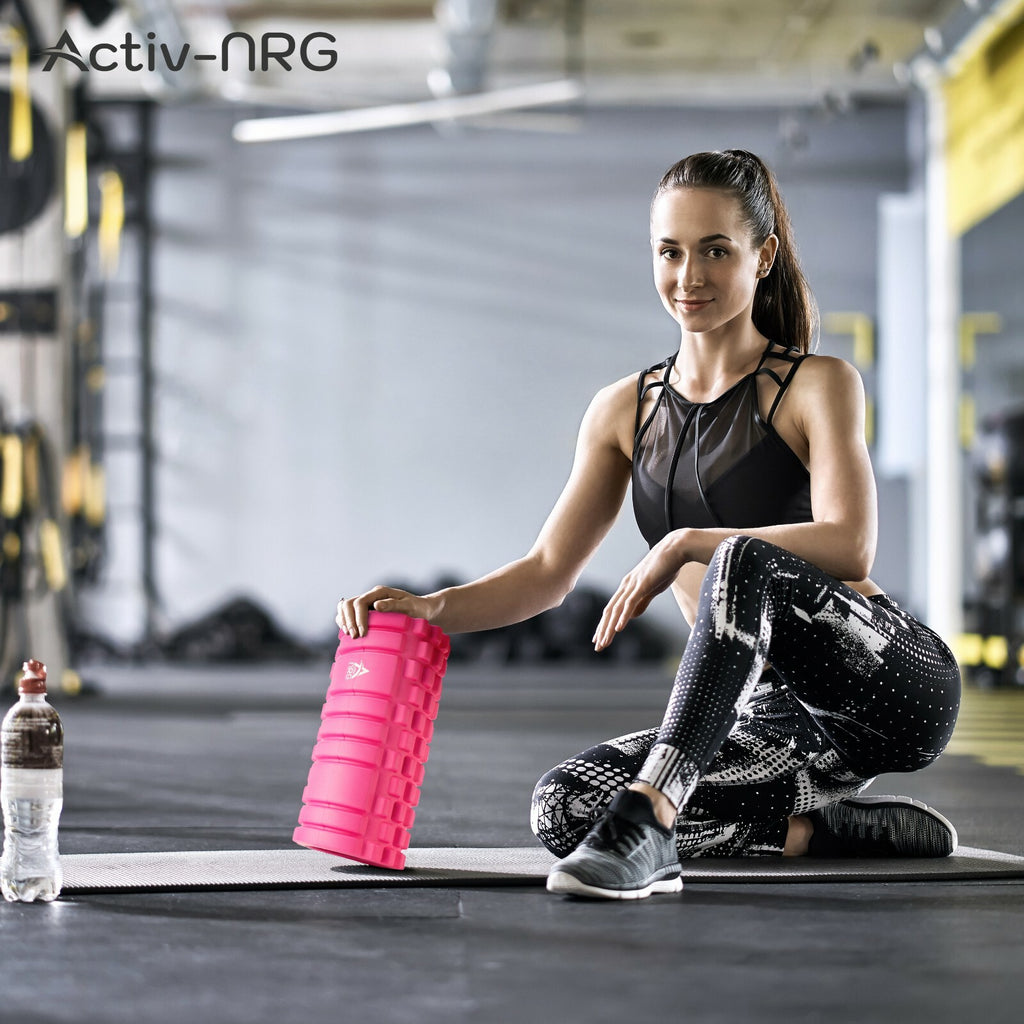 Foam Fitness Roller for Deep Tissue Massage Grid Muscle Trigger Point Muscles