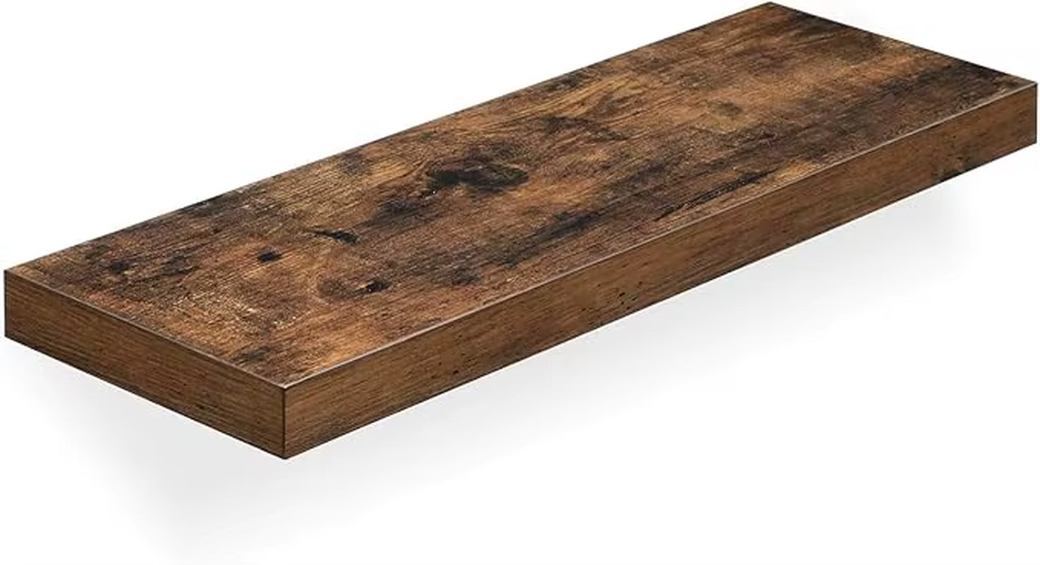 Wall Shelf, Floating Shelf, 20 X 60 X 3.8Cm, Hanging Shelf for Photo Frames, Decoration, Storage for Living Room, Office