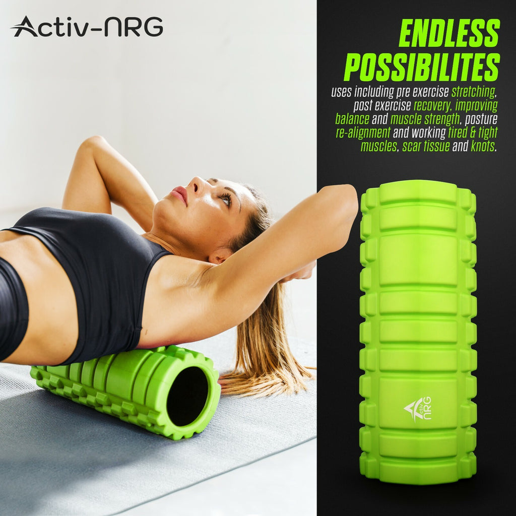 Foam Fitness Roller for Deep Tissue Massage Grid Muscle Trigger Point Muscles