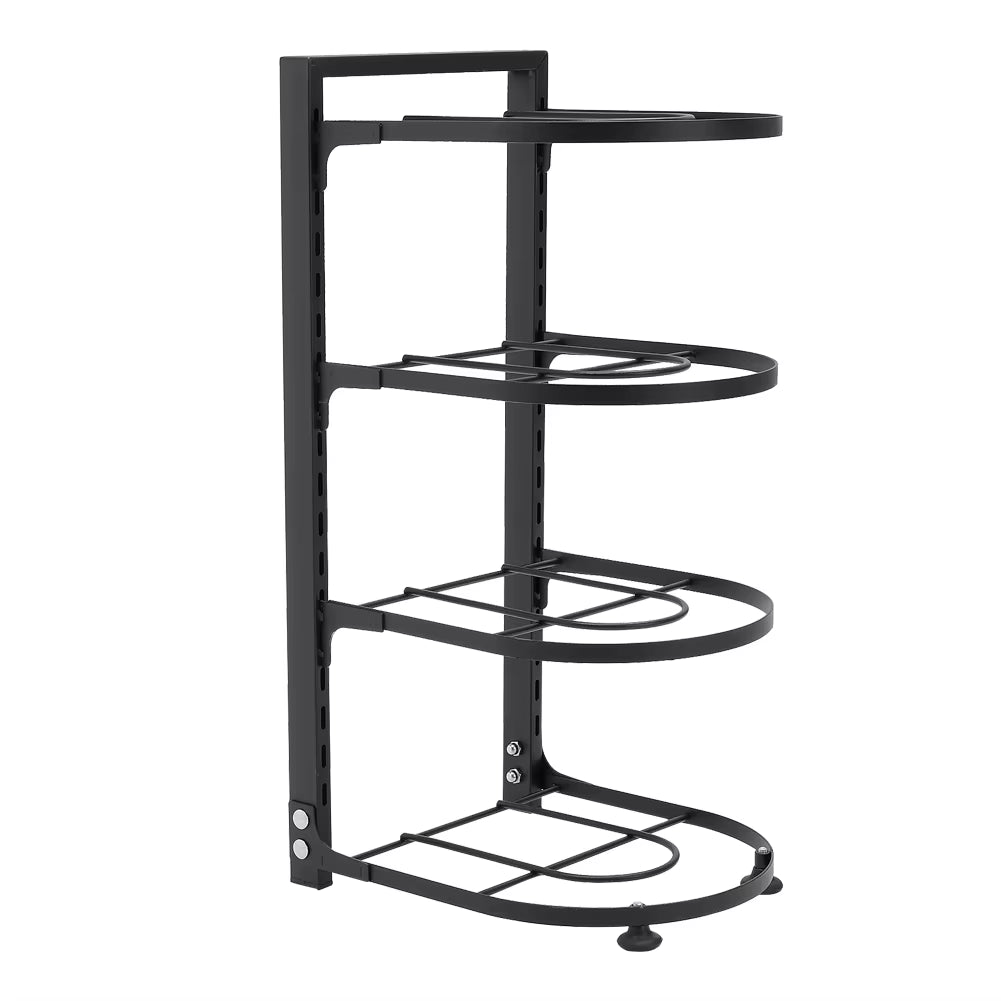 Multi-Tier Adjustable Kitchen Organizer Rack for Pot Pan
