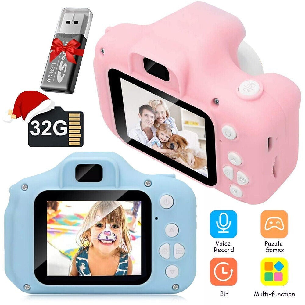 Children Kids Gift LCD Camera for Mini Toy Digital Children Camera UK 1080P HD