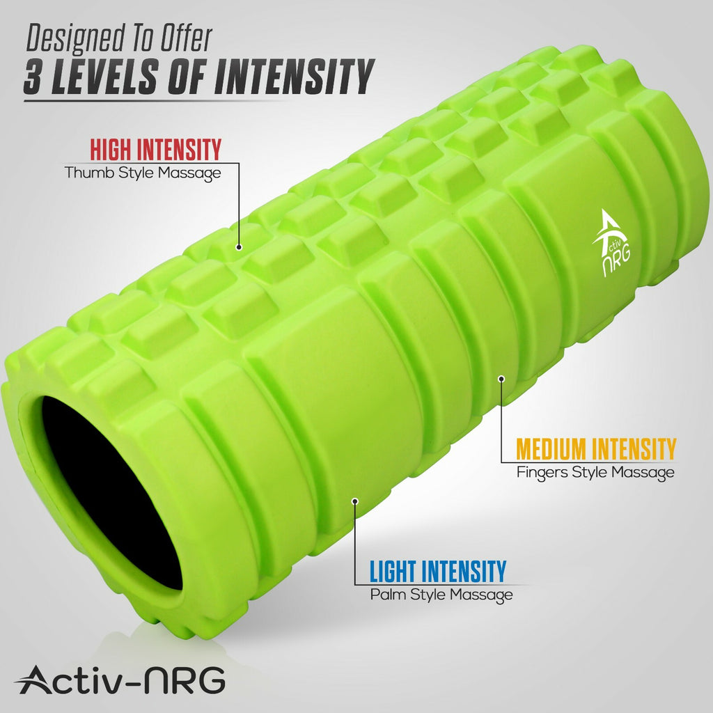 Foam Fitness Roller for Deep Tissue Massage Grid Muscle Trigger Point Muscles