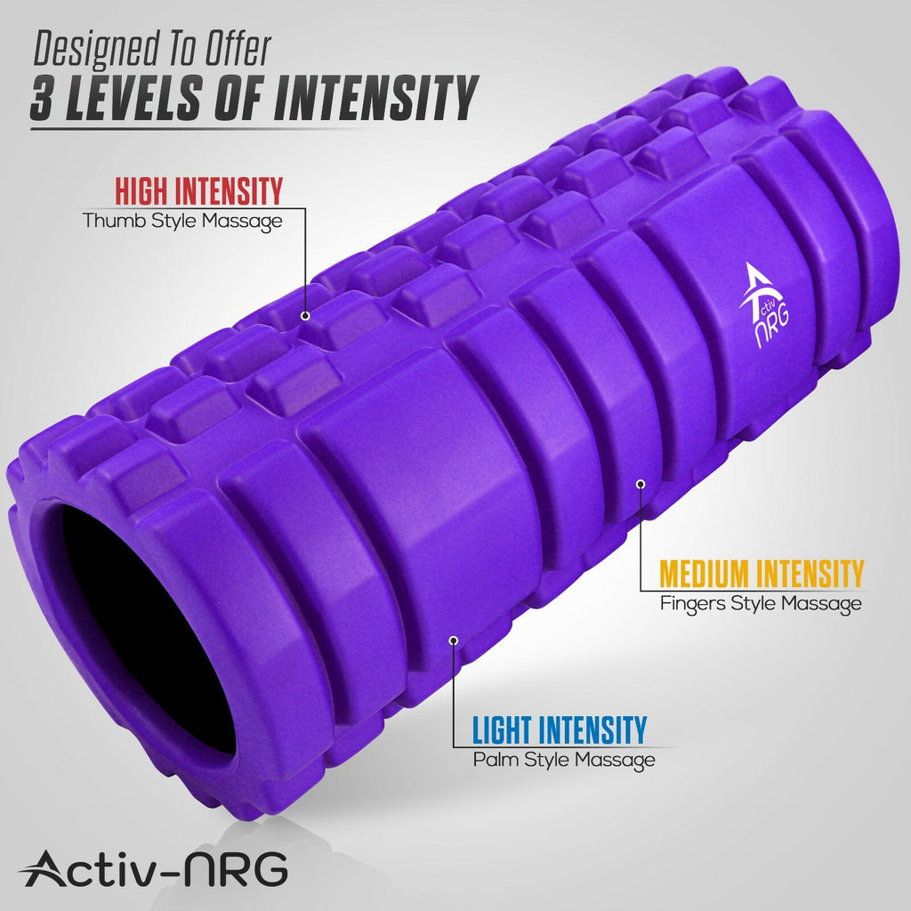 Foam Fitness Roller for Deep Tissue Massage Grid Muscle Trigger Point Muscles