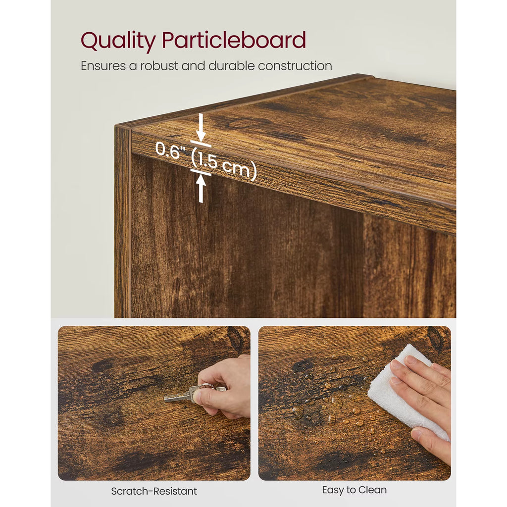 Bookcase, 10 Cube Storage Unit, Bookshelf for Living Room, Study, Office, Bedroom, Room Divider Shelving Unit