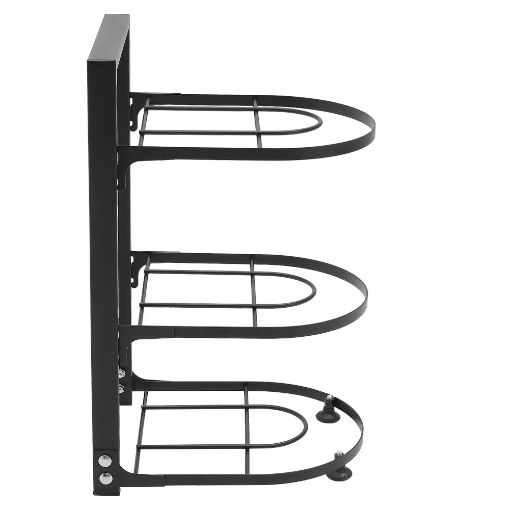 Multi-Tier Adjustable Kitchen Organizer Rack for Pot Pan