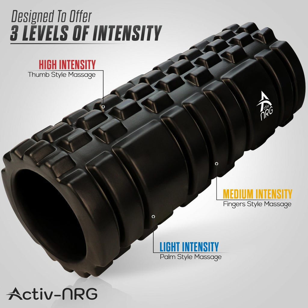 Foam Fitness Roller for Deep Tissue Massage Grid Muscle Trigger Point Muscles