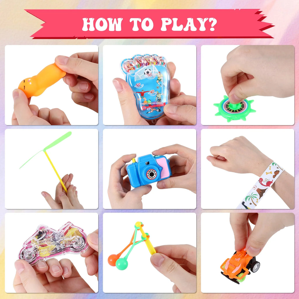 810 Pcs Party Favors for Kids, Fidget Pack Goodie Bags Bulk Toys Treasure Box for Boys Girls, Birthday Party Stocking Stuffers, Pinata Filler Stuffers Toys for Classroom Carnival Prizes Gifts