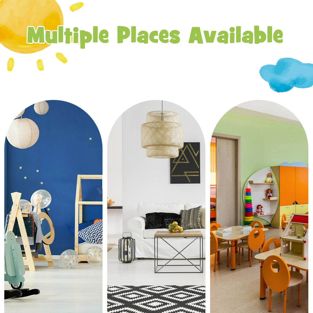 100 Pcs Kid'S Wooden Train Railway Track Set Table